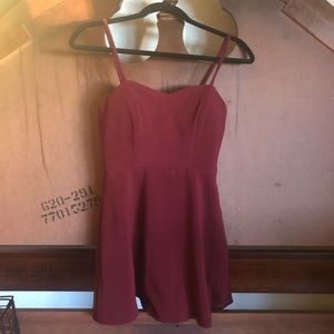 Maroon Dress